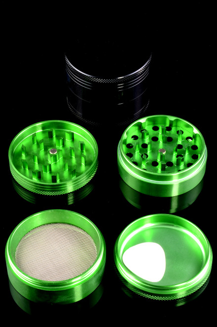 63mm 4 Part Colored Aluminum Grinder - G0306