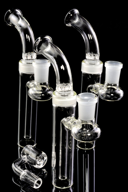 Small Stemless Clear Glass on Glass Dab Rig Water Pipe - WP2042