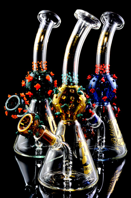 Small "Coronavirus" Stemless GoG Beaker Water Pipe - WP2114