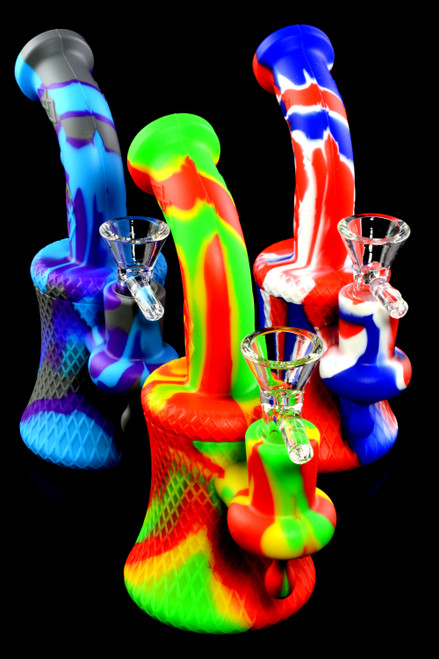 Small Colorful Silicone Water Pipe - WP2283