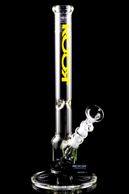 RooR "Snapper" 14" Glass on Glass Straight Shooter Water Pipe - WP2486