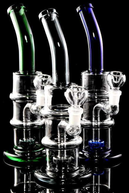 Stemless GoG Straight Shooter Water Pipe with Showerhead Perc - WP2669