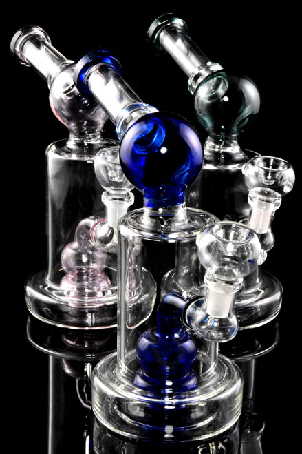 Small GoG Stemless Sidecar Water Pipe with Showerhead Perc - WP2780