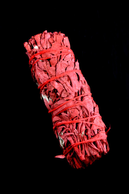 Wholesale red dragon's blood ceremonial sage smudge bundles for resale.