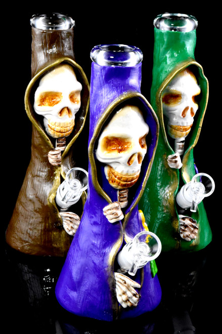 Wholesale unique skull beaker water bongs for head shop inventory restock.