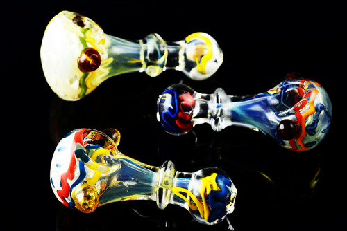 Small Color Changing Glass Pipe - P551