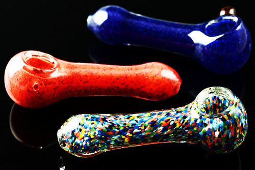 Frit Glass Pipe - P611