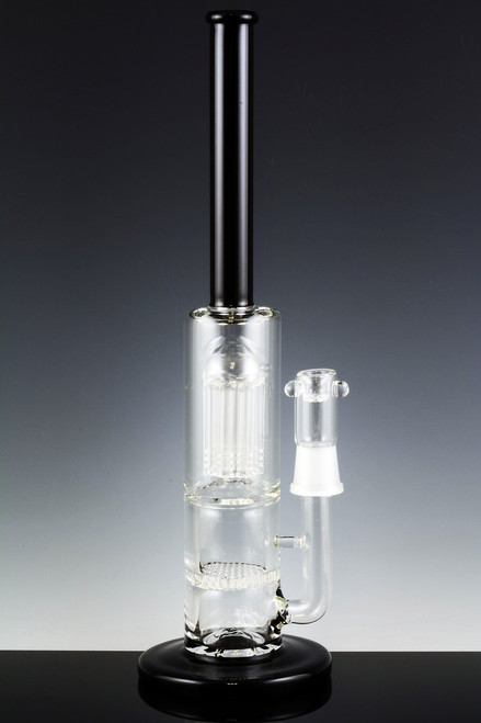 Large Stemless GoG Water Pipe with Honeycomb and Tree Percs - WP905