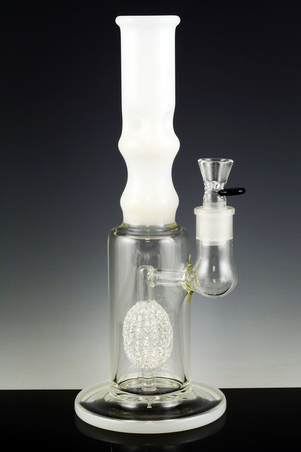 Medium Stemless GoG Water Pipe with Honeycomb Sphere Perc - WP914
