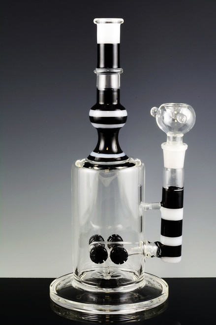 Large Stemless GoG Water Pipe with Inline Drum Percs - WP950