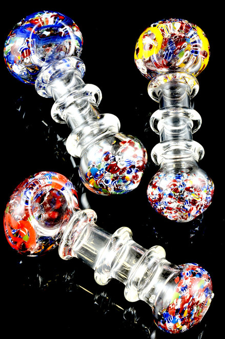Large Confetti Glass Pipe - P1219