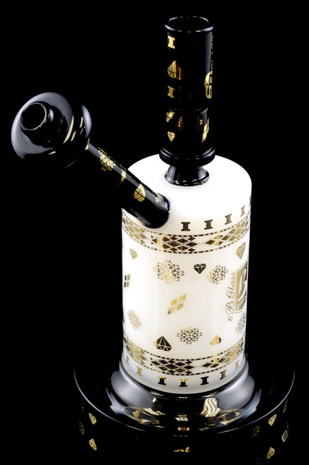 White Large GoG Wax Bubbler - WP984