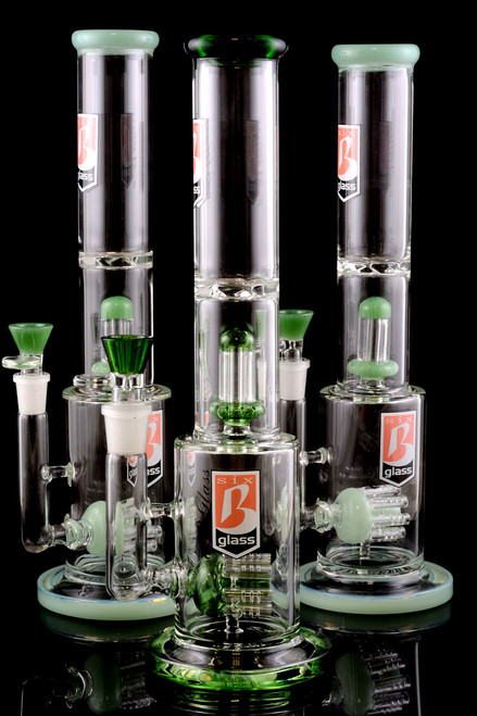 Large Stemless GoG Water Pipe with Multi Percs - WP1060