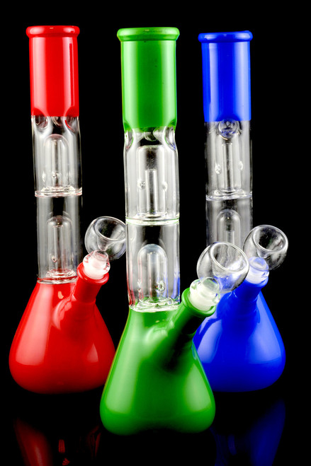 Medium Painted GoG Water Pipe with Stereo Dome Percs - WP1079