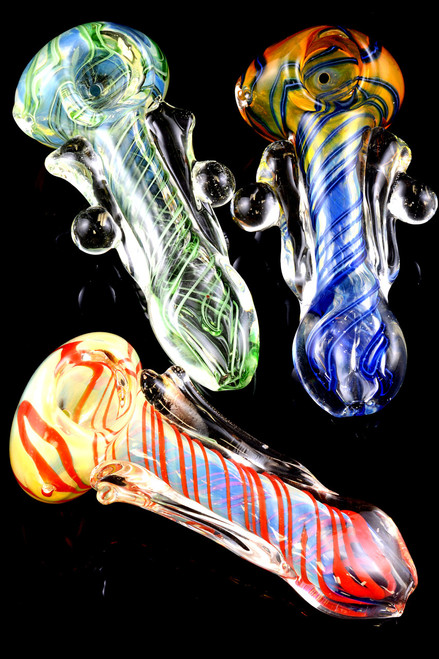 Thick Color Changing Glass Pipe - P1351