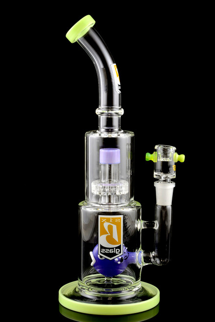 Medium Thick Stemless GoG Water Pipe with Fish Perc - WP1227