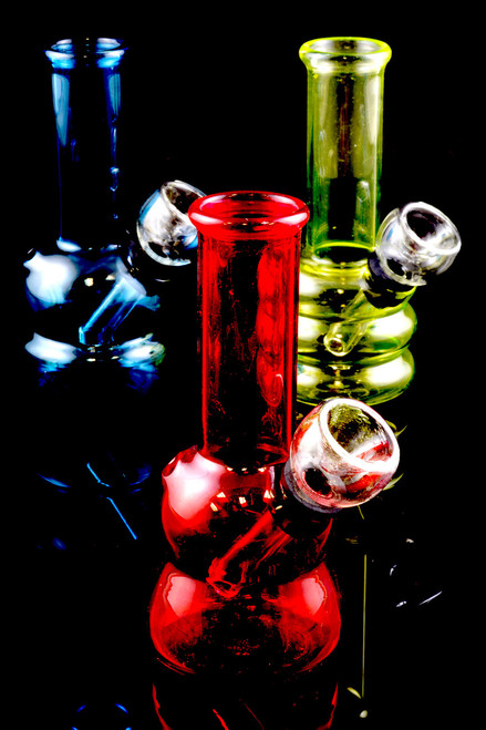 Mini Painted Glass Water Pipe - WP1335