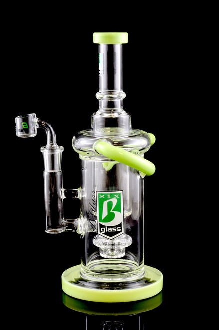 Stemless GoG Recycler Dab Rig with Showerhead Perc - WP1366