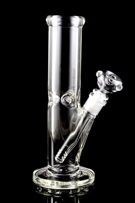 Wholesale heavy 9mm thick clear glass bong.