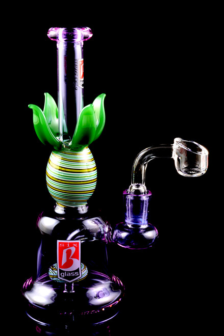 Small Stemless GoG Reverse Pineapple Dab Rig - WP1454