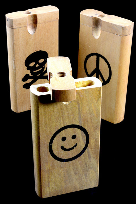 Large Wood Dugout with Decal - W0176