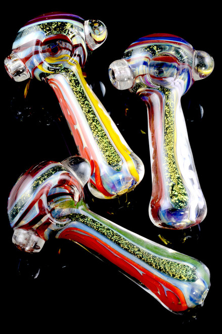 Thick Color Changing Dichro Glass Pipe - P1667
