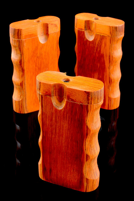 Wholesale double grip wooden orange dugouts for bulk purchase.