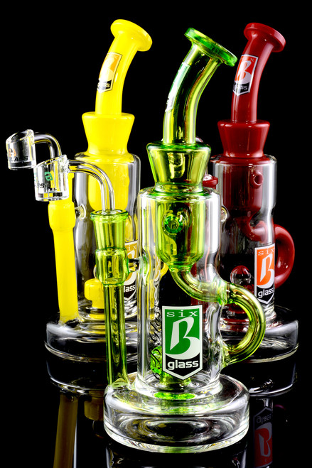 Medium Stemless GoG Recycler Water Pipe - WP1600