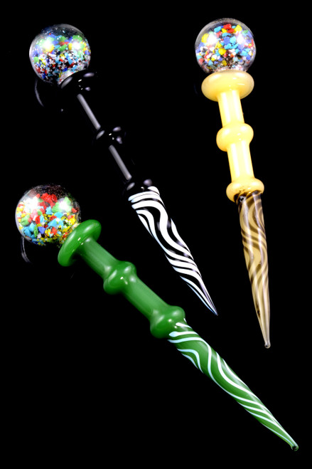 Bulk purchase wholesale crystal ball glass dab tools.