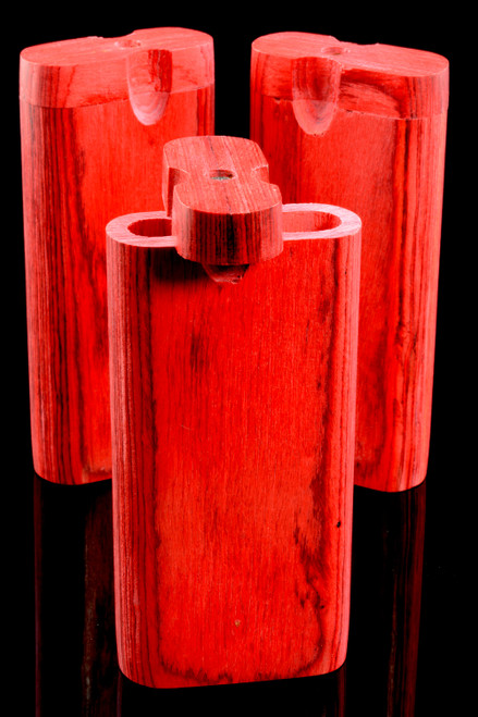 Bulk purchase smooth red wood dugouts for head shop.