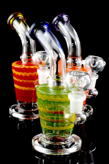 Small Multicolor Stemless GoG Water Pipe - WP1776