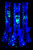 (US Made) Large GoG Glow in the Dark Decal Beaker Water Pipe - WP2279