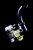 Large Color Changing Triple Chamber Sherlock Bubbler - B0959