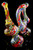 Medium Color Changing Sherlock Glass Bubbler - B0988