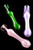 Glow in the Dark Frit Colored Glass Chillum - C0246