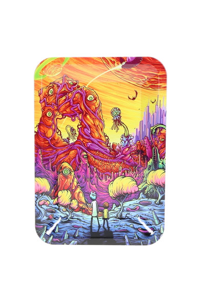 Small Art Metal Rolling Tray – 7" x 5" – RP266