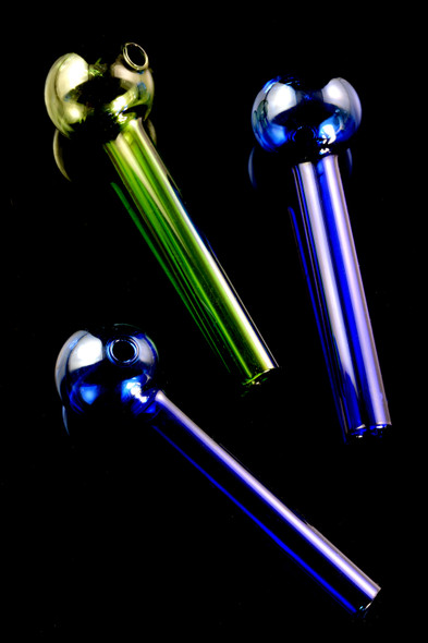 (US Made) 4" Thick Colored Glass Straight Oil Burner Pipe – OIL137
