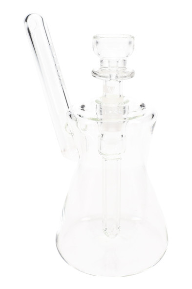 Grav Clear Glass Hourglass Pocket Bubbler - B1421