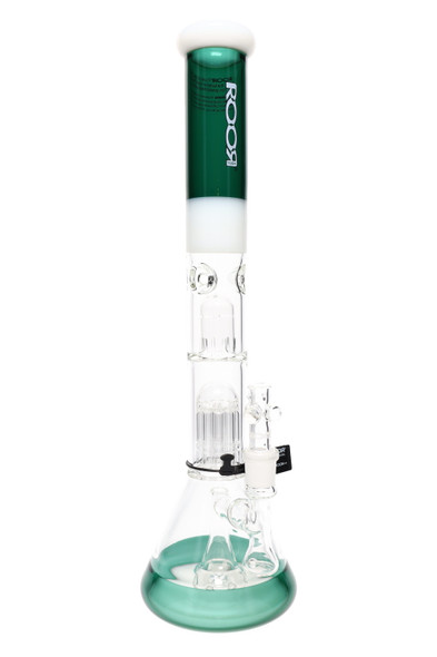 Wholesale genuine RooR Tech teal & white water pipe with stereo tree percs.
