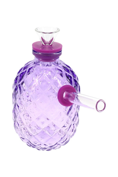 4" Colored Glass Pineapple Water Pipe – WP3194