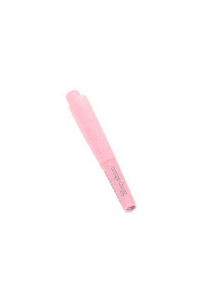 Pink Blazy Susan Shorty pre-rolled cone, 53 mm with built-in tip on white background, wholesale head-shop supply close-up.