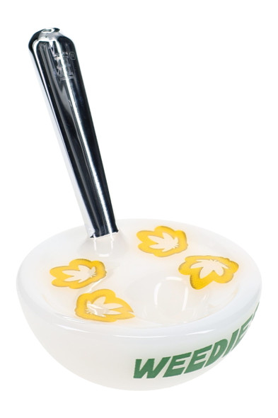 Hemper Weedies Cereal Bowl Glass Hand Pipe – P3294