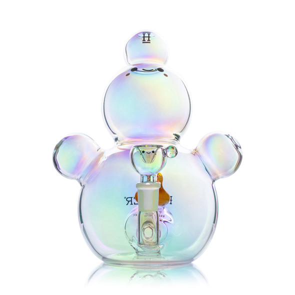 Front view of Hemper Bubble XL with smiling face, rounded side bubbles and fitted Bubble bowl.