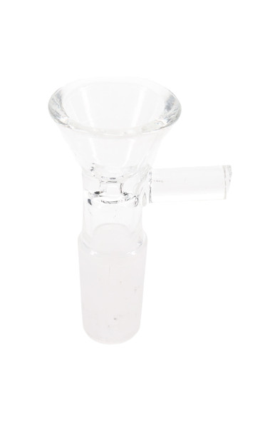 14.5mm Male Clear Glass on Glass Bowl - BS373