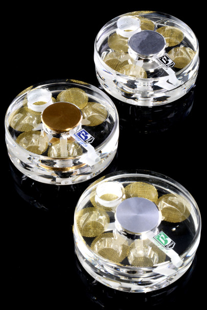 Multi Bowl Glass Circle Pipe - P1979