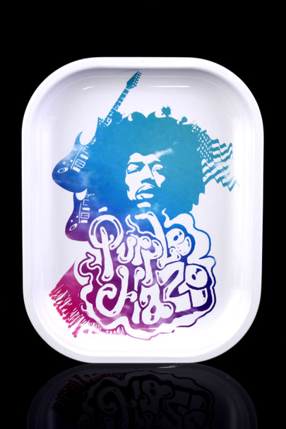 Rock Legends Jimi "Purple Haze" Vertical Metal Rolling Tray - RP272