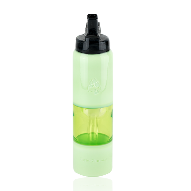 (US Made) Lime Green Water Bottle Mini Rig - WP2260