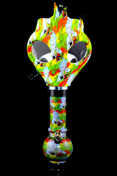 Colorful R&M Gas Mask Acrylic Water Pipe - WP2332