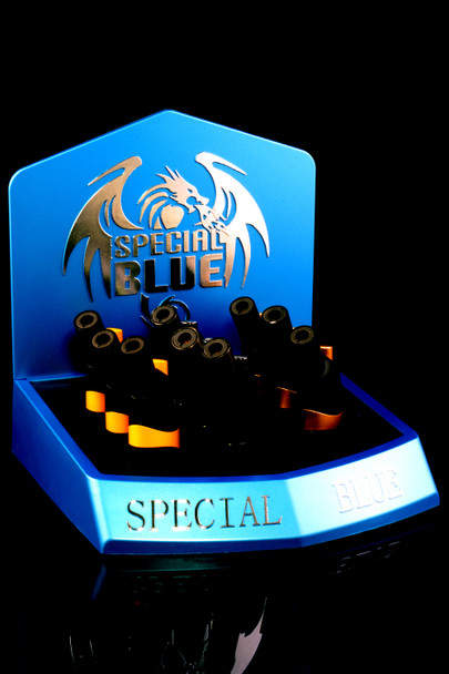 9 Pc Special Blue Rock Steady Torch Lighter Display - L0248