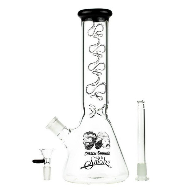 Cheech & Chong's Up in Smoke GoG Beaker Water Pipe with Ice Pinch - WP2448